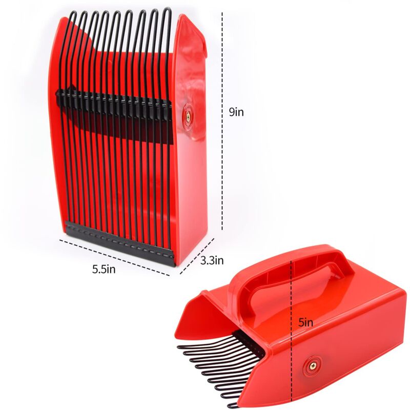 Blueberry Comb - Berry Scoop - Plastic Berry Picker Tools For Picking Raspberries, Blackberries, Blueberries V1188-MS-227-0592