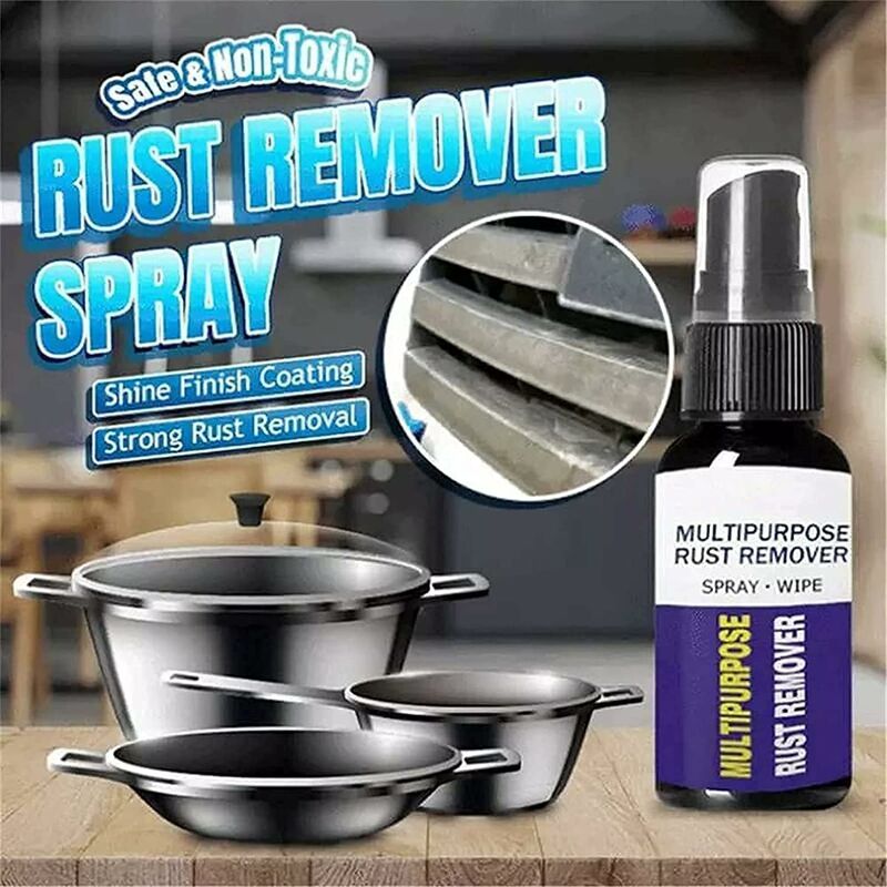 Multi-Purpose Rust Remover Spray For Care, Metal Cleaning, Car Repair, Home Cleaning And Kitchen (30Ml) V1188-MS-227-0593
