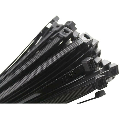 Cable Tie 200 X 2.5 Mm, Cable Tie, Rilsan Nylon Cable Ties, Cable Ties 200 Mm, Black, Pack Of 1000 Pieces. V1188-MS-227-0599
