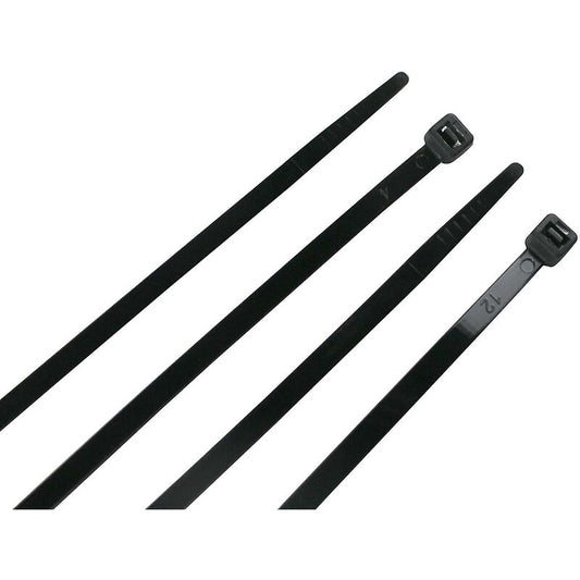 Cable Tie 200 X 2.5 Mm, Cable Tie, Rilsan Nylon Cable Ties, Cable Ties 200 Mm, Black, Pack Of 1000 Pieces. V1188-MS-227-0599