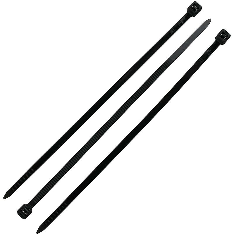 Cable Tie 200 X 2.5 Mm, Cable Tie, Rilsan Nylon Cable Ties, Cable Ties 200 Mm, Black, Pack Of 1000 Pieces. V1188-MS-227-0599