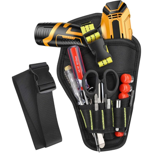 Tool Belt, Tool Holster Belt With Adjustable Belt And Open Loops For Storing Tools And Drill V1188-MS-227-0601