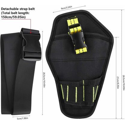 Tool Belt, Tool Holster Belt With Adjustable Belt And Open Loops For Storing Tools And Drill V1188-MS-227-0601