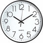 12 Inch Modern Wall Clock, Battery Operated Silent Quartz Kitchen Clock ROund Easy To Read For V1188-MS-227-0610