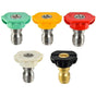 Pressure Washer Spray Nozzle Tips, 1/4 Degree Quick Connect, Multi-Degree Pressure Washer Parts V1188-MS-227-0614