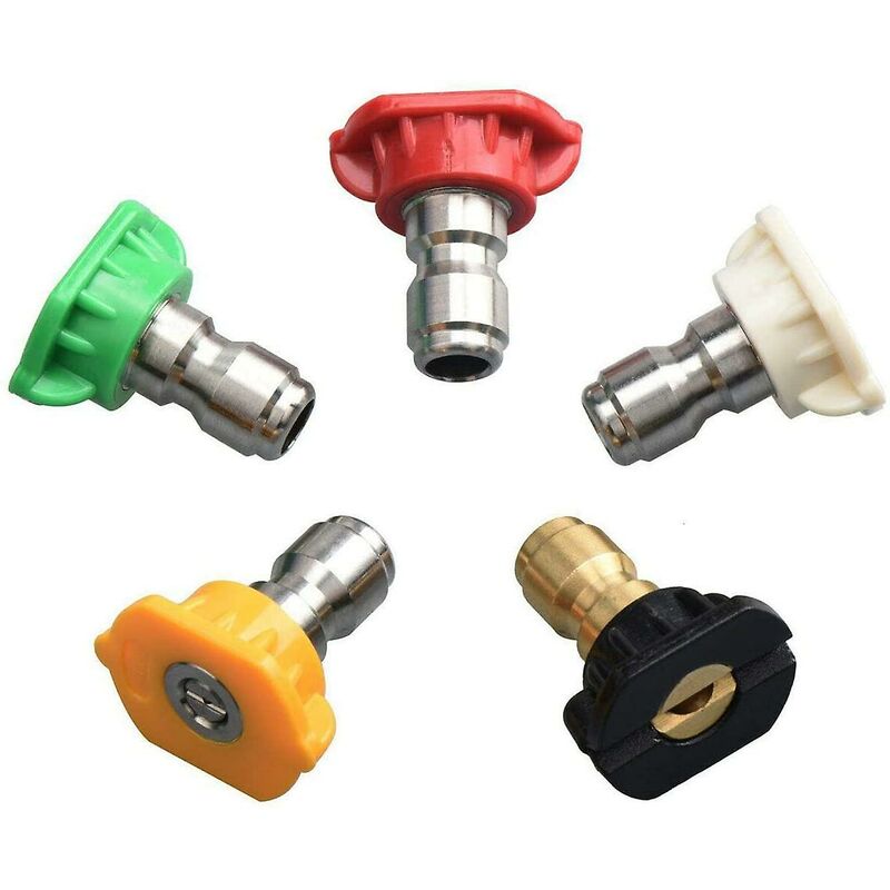 Pressure Washer Spray Nozzle Tips, 1/4 Degree Quick Connect, Multi-Degree Pressure Washer Parts V1188-MS-227-0614
