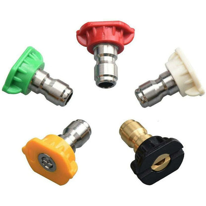 Pressure Washer Spray Nozzle Tips, 1/4 Degree Quick Connect, Multi-Degree Pressure Washer Parts V1188-MS-227-0614