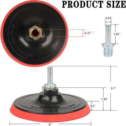 5" Hook And Loop Orbital Sander Replacement Pad V1188-MS-227-0615