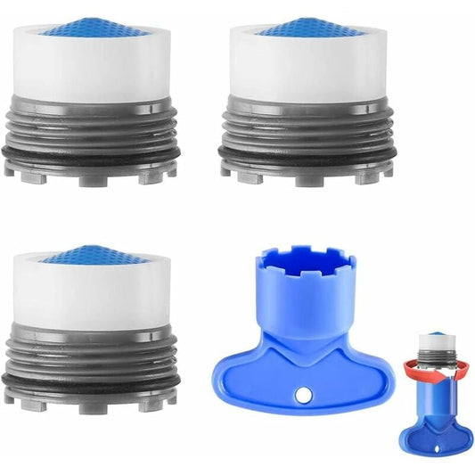 Faucet Aerator M18.5, 3 pcs Insert Nozzle Kitchen Faucet External Thread, Water Saver For Faucet With 1 V1188-MS-227-0620