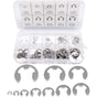 120 pcs 10 Different Sizes Stainless Steel Lock Washers With Box For Wave Groove Machine Automotive V1188-MS-227-0623