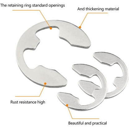 120 pcs 10 Different Sizes Stainless Steel Lock Washers With Box For Wave Groove Machine Automotive V1188-MS-227-0623