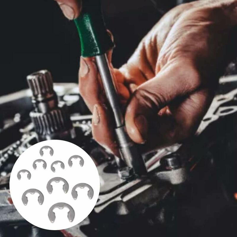 120 pcs 10 Different Sizes Stainless Steel Lock Washers With Box For Wave Groove Machine Automotive V1188-MS-227-0623