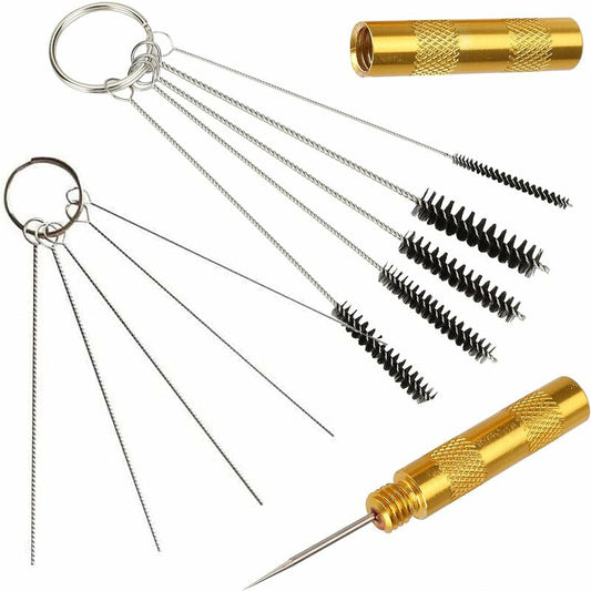 Cleaning Brush - 5 Different Brushes For Cleaning Airbrushes + 5 Different Needles For Cleaning And Cleaning V1188-MS-227-0630