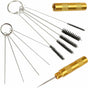 Cleaning Brush - 5 Different Brushes For Cleaning Airbrushes + 5 Different Needles For Cleaning And Cleaning V1188-MS-227-0630