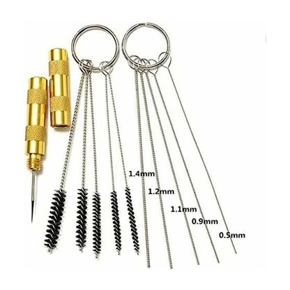 Cleaning Brush - 5 Different Brushes For Cleaning Airbrushes + 5 Different Needles For Cleaning And Cleaning V1188-MS-227-0630