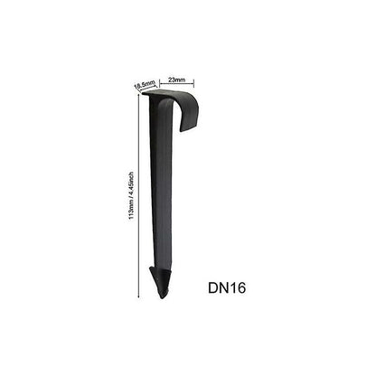 100 pcs Dn16 Tube Pipe Supports C Type Ground Stakes For Pe Pipe Piping Gutter Irrigation Fittings Garden V1188-MS-227-0632