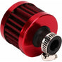 Air Filter, 25Mm 1In Mini Cold Crankcase Breather Turbo Fan Air Intake Filter For Car Motorcycle(Red) V1188-MS-227-0643