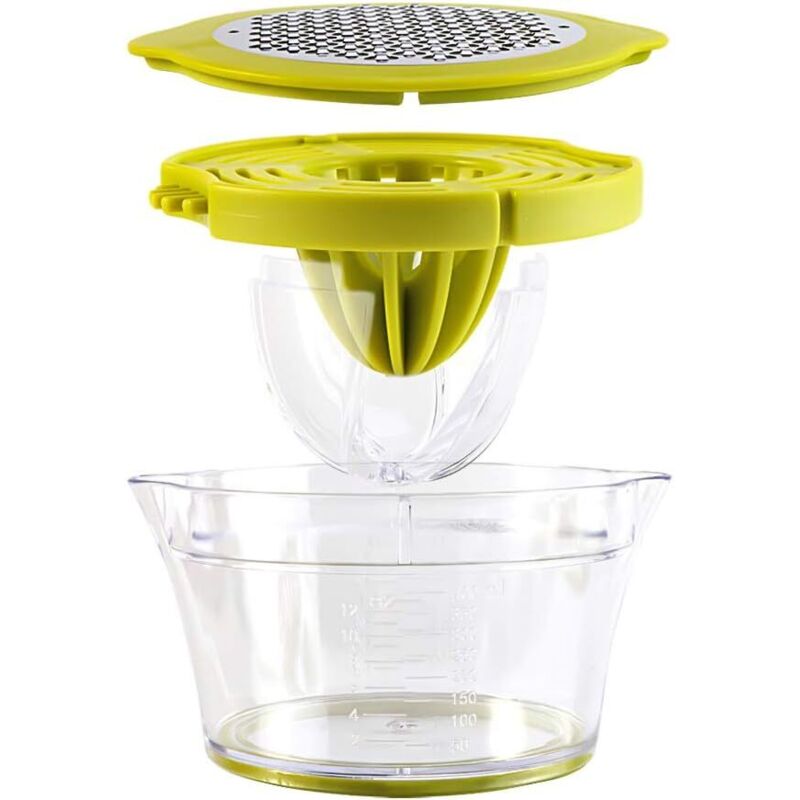 Multifunction Manual Juicer, 4 In 1 Citrus Juicer For Oranges, Lemons, Citrus Fruits, With 2 Reamers, Engraved V1188-MS-227-0645