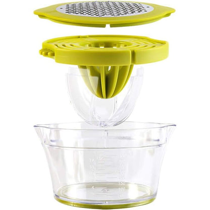 Multifunction Manual Juicer, 4 In 1 Citrus Juicer For Oranges, Lemons, Citrus Fruits, With 2 Reamers, Engraved V1188-MS-227-0645