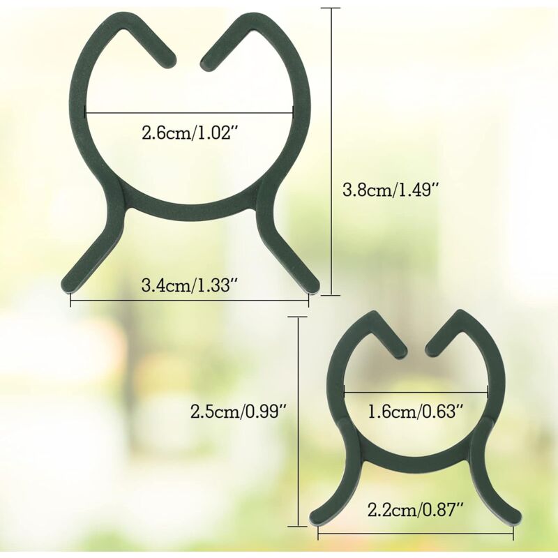 200 pcs Plant Support Clips,Plastic Plant Clips,Climbing Plant Fixing Clips,Garden Clips,For V1188-MS-227-0649