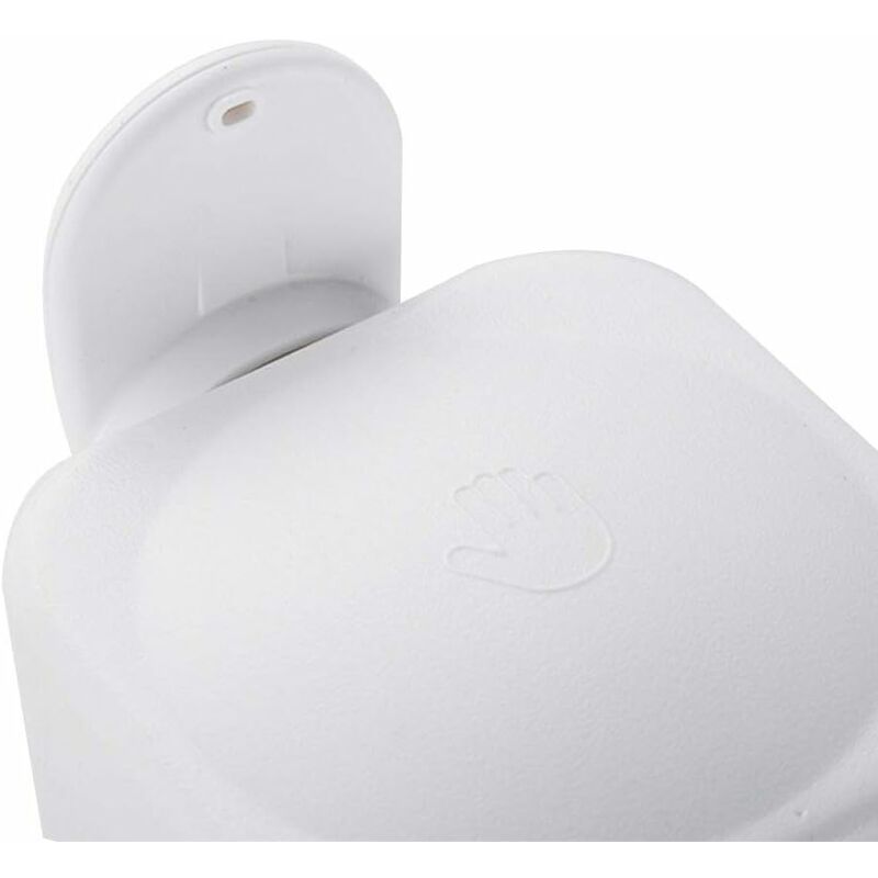 Wall Mounted Refillable Suction Cup Soap Dispenser No Drilling For Bathroom Or Kitchen (White) V1188-MS-227-0656