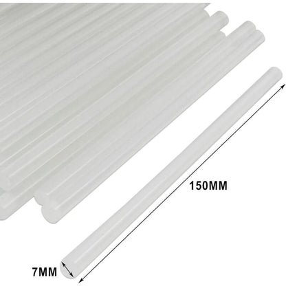 Hot Glue Sticks 7X150Mm Clear Adhesive For 7Mm Hot Glue Gun - Pack Of 36 V1188-MS-227-0662