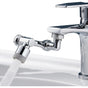 Multifunctional ROtatable Faucet Extension, 1080 degrees Brass Faucet Extension, Water Saving Faucet Adapter, V1188-MS-227-0663