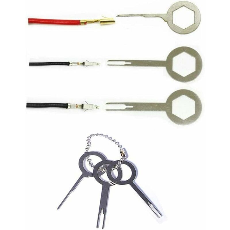 39 pcs Terminal Removal Tool Kit Terminal Removal Tool Connector Pin Extractor Car Electrical Wiring Crimp V1188-MS-227-0664