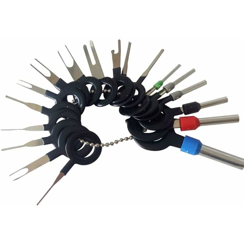 39 pcs Terminal Removal Tool Kit Terminal Removal Tool Connector Pin Extractor Car Electrical Wiring Crimp V1188-MS-227-0664