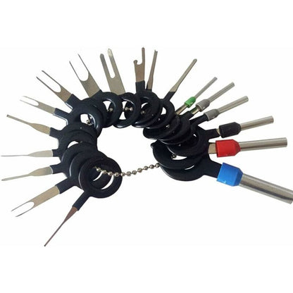 39 pcs Terminal Removal Tool Kit Terminal Removal Tool Connector Pin Extractor Car Electrical Wiring Crimp V1188-MS-227-0664