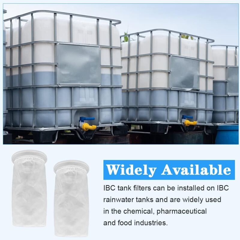 2 pcs Nylon Ibc Filter, Ibc Rainwater Tank Filter Washable Ibc Replacement Filter Nylon Lid Filter - Ibc Tank V1188-MS-227-0665
