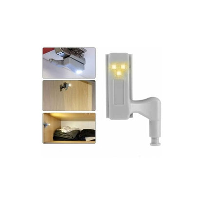 10 pcs LED Hinge Sensor Light For Cupboard Wardrobe Kitchen Night Lamp Wardrobe Cabinet Night Light V1188-MS-227-0668