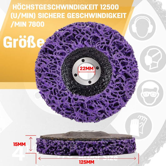 Grinder Cleaning Discs Csd Disc - For Surface Treatment Or Paint Removal Angle Grinder - 125 X 22 Mm Pack Of 5 V1188-MS-227-0676