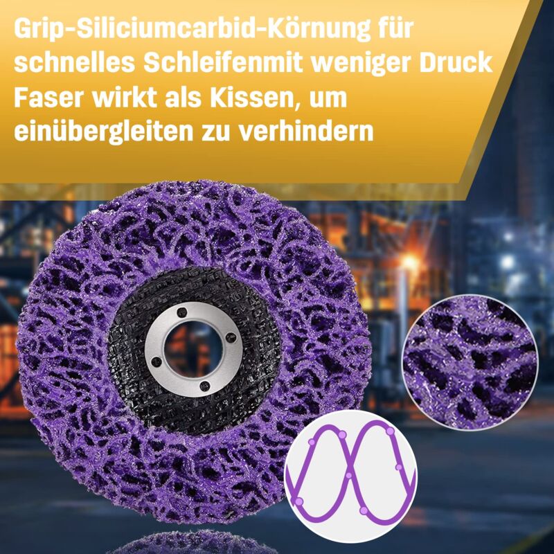 Grinder Cleaning Discs Csd Disc - For Surface Treatment Or Paint Removal Angle Grinder - 125 X 22 Mm Pack Of 5 V1188-MS-227-0676