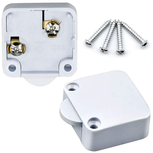 2 pcs Cabinet Cupboard Switch 2A/250V Automatic Switch Cupboards For Applies To Various Lighting Fixtures And V1188-MS-227-0677