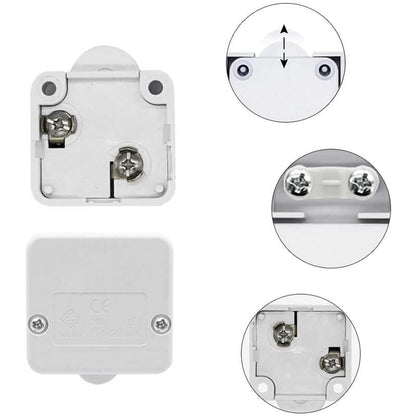 2 pcs Cabinet Cupboard Switch 2A/250V Automatic Switch Cupboards For Applies To Various Lighting Fixtures And V1188-MS-227-0677