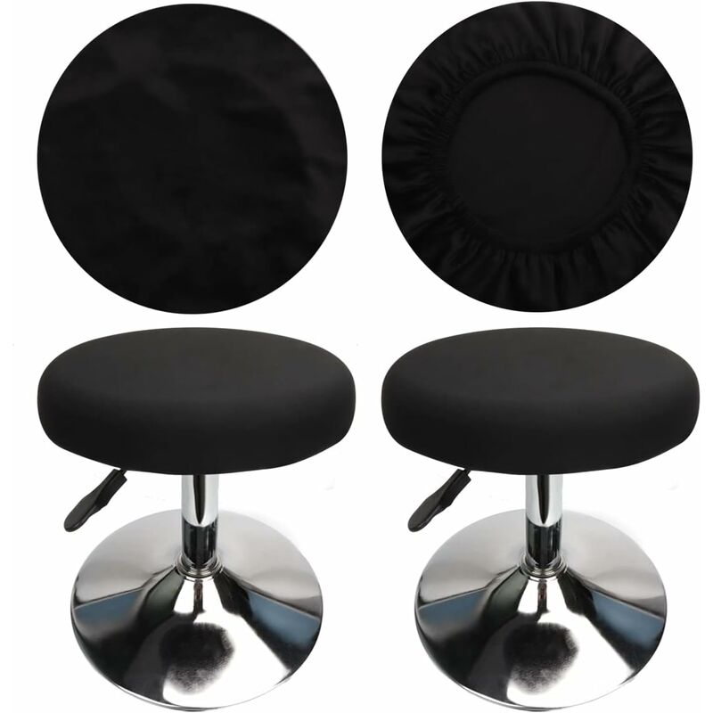 ROund Stool Cover Bar Stool Cover, Luxury Fabric, Diameter 30Cm, Stretchable, Wrinkle-Resistant, Washable And V1188-MS-227-0678