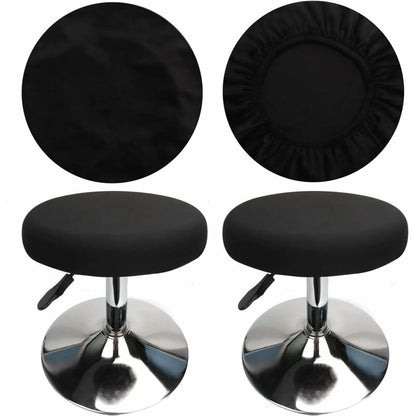 ROund Stool Cover Bar Stool Cover, Luxury Fabric, Diameter 30Cm, Stretchable, Wrinkle-Resistant, Washable And V1188-MS-227-0678