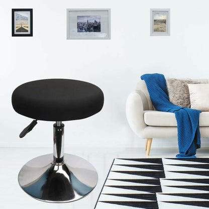 ROund Stool Cover Bar Stool Cover, Luxury Fabric, Diameter 30Cm, Stretchable, Wrinkle-Resistant, Washable And V1188-MS-227-0678
