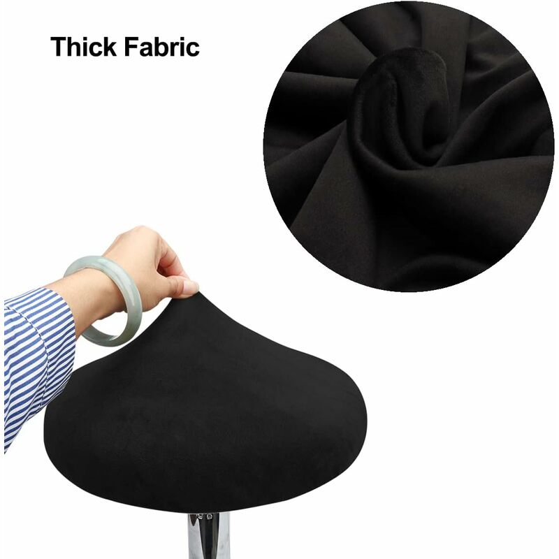 ROund Stool Cover Bar Stool Cover, Luxury Fabric, Diameter 30Cm, Stretchable, Wrinkle-Resistant, Washable And V1188-MS-227-0678