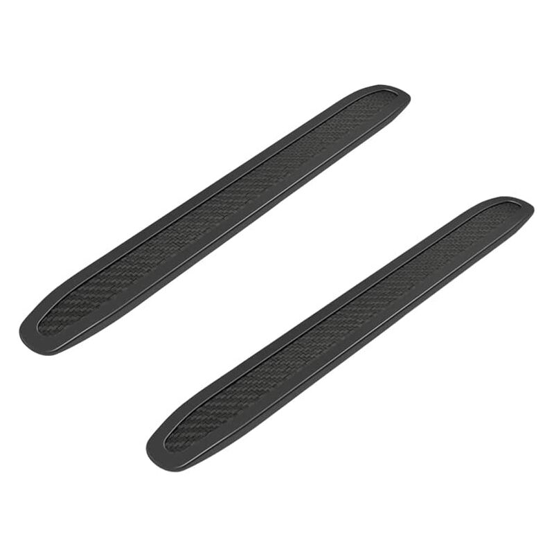 Car Bumper Protector 2 Pieces Universal Flexible Car Bumper Protector Strip Bumper Guard Protector Carbon V1188-MS-227-0686