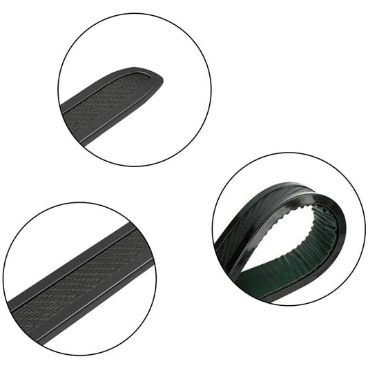 Car Bumper Protector 2 Pieces Universal Flexible Car Bumper Protector Strip Bumper Guard Protector Carbon V1188-MS-227-0686