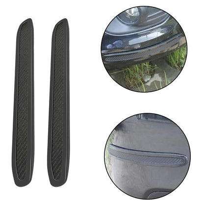 Car Bumper Protector 2 Pieces Universal Flexible Car Bumper Protector Strip Bumper Guard Protector Carbon V1188-MS-227-0686