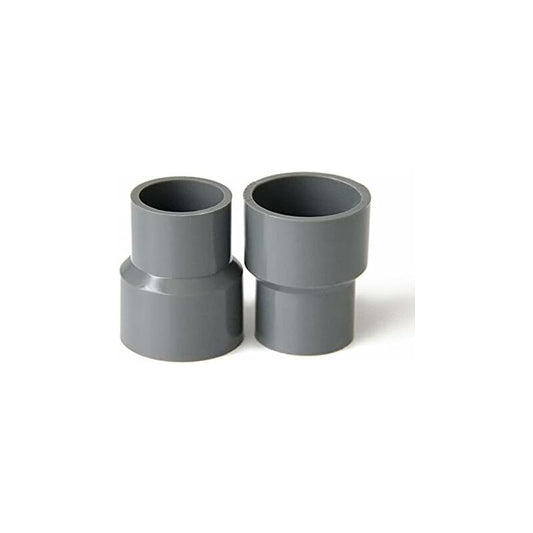 Pvc Straight Reducer Adapter For Garden Greenhouse Farm Water Supply Pipes (Id 40Mm To 20Mm, Grey) V1188-MS-227-0687