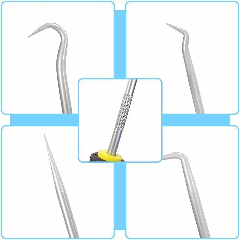 8 pcs Long Short Hook Set Car Hose Removal Tool Oil Seal Puller O-Ring Hook Vacuum Pipe Trim Car Tool V1188-MS-227-0688