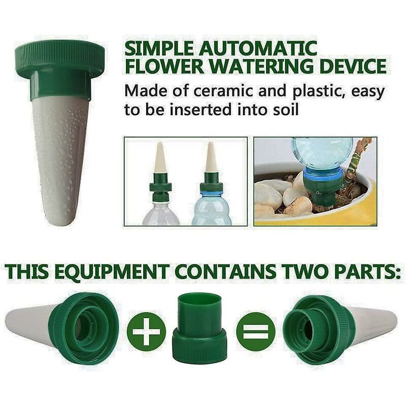 Automatic Plant Watering Device Ceramic Self Watering Spikes Flower Watering Spikes Drip Irrigation Watering V1188-MS-227-0692