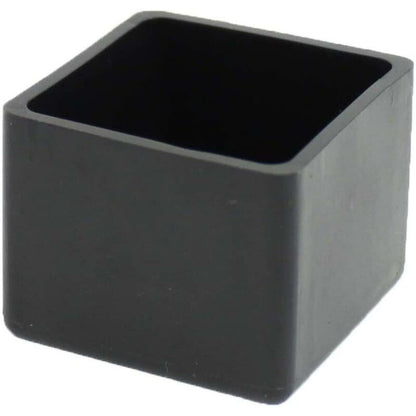 Square Rubber End Caps - 25Mm - For Chairs, Tables, Furniture Legs V1188-MS-227-0698