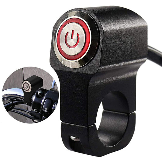 1 Piece 12V Motorcycle Atv 22Mm (7/8") Handlebar Button Switch Hazard Headlight Brake Fog Light On Off Switch V1188-MS-227-0702