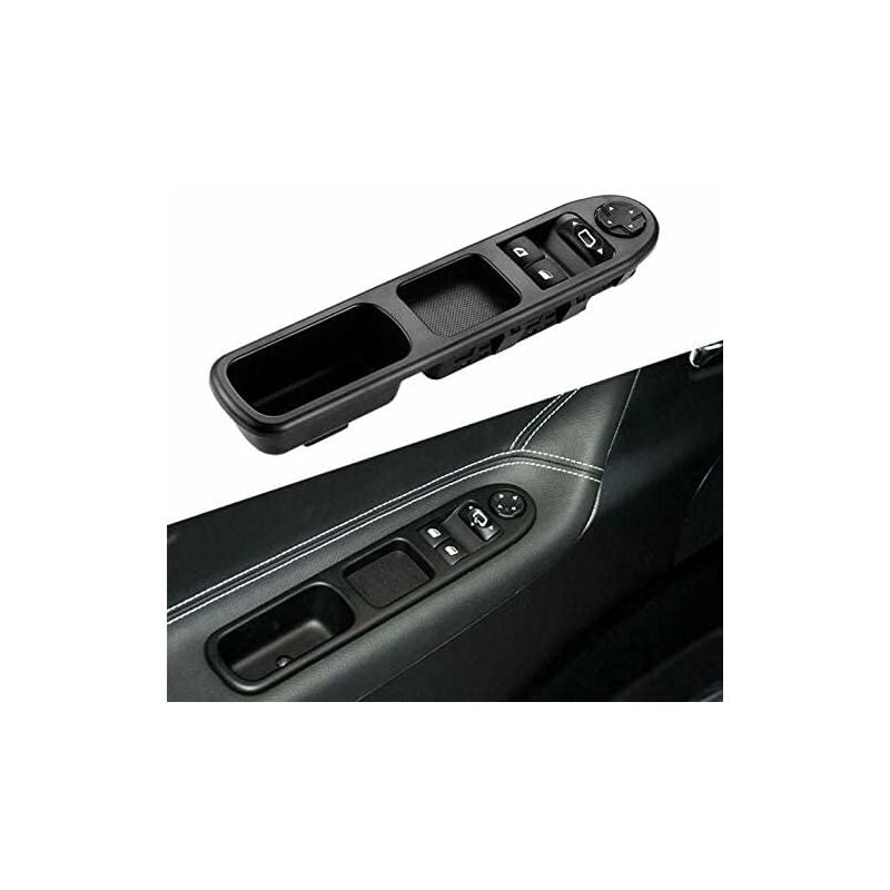 Window Regulator Front Left Mirror Compatible Peugeot 207 Citroen C3 6554.Qc Control Button V1188-MS-227-0703