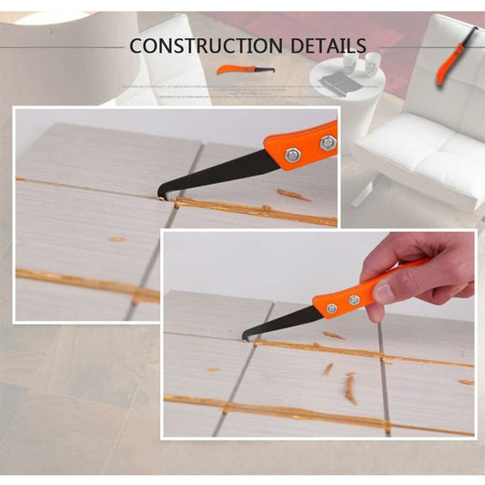 2 pcs Caulking Joint Cleaner Knife + 10 Replaceable Blades - Wall Tile Joint Renovation V1188-MS-227-0706